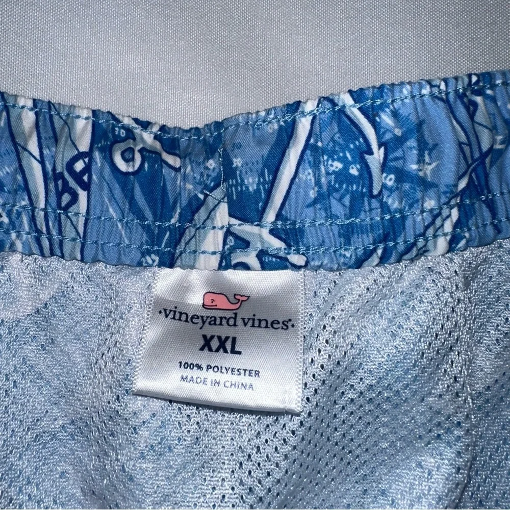 Vineyard Vines Blue Nautical Swim Trunks mens‎ XXL
